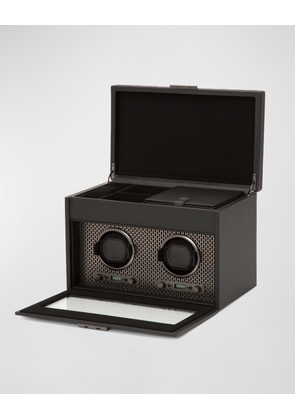 Axis Double Watch Winder with Storage