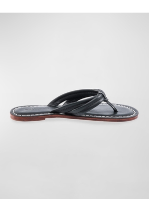 Miami Leather Slide Sandals