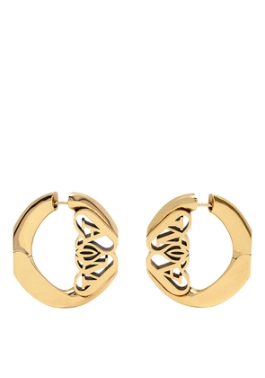 Alexander McQueen Seal Logo Earrings