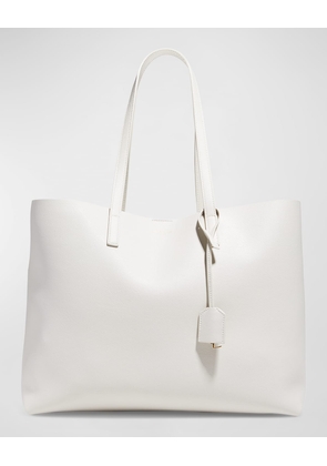 Shopping Bag East-West Tote in Smooth Leather