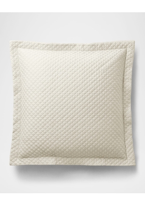 Quilted Sateen Argyle European Sham