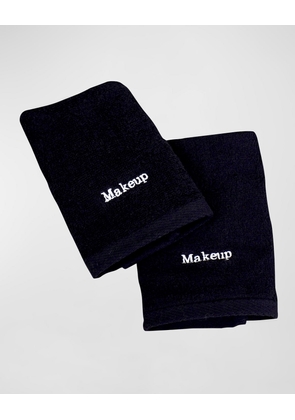 Black Makeup Towel Set