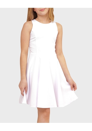 Girl's Sleeveless Fit-and-Flare Dress, Size 8-18