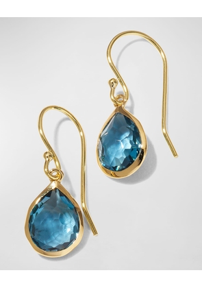 Teeny Teardrop Earrings in 18K Gold