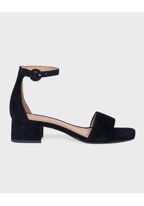 Jalena Suede Ankle-Strap Sandals