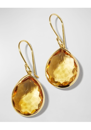 Small Teardrop Earrings in 18K Gold