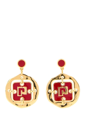 Paco Rabanne Two-tone Metal Earrings