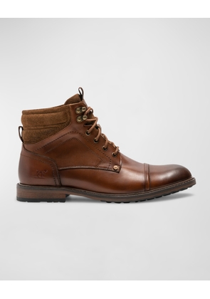 Men's Dunedin Leather Lace-Up Military Boots