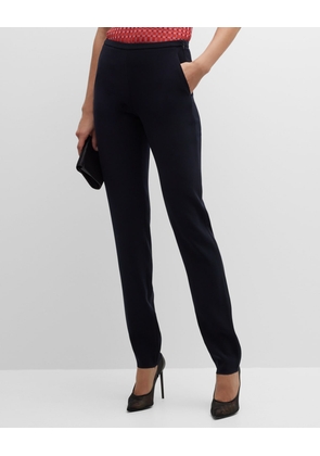 Straight-Leg Stretch Trousers