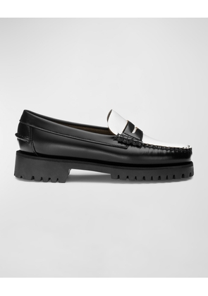 Dan Casual Lug-Sole Penny Loafers