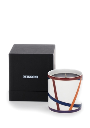 Missoni Nastri_mtc Scented Candle W/fine Bone China Porcelain Container ã 8,5xh9