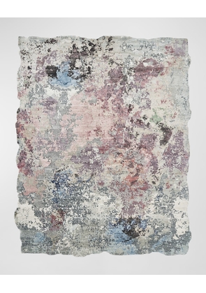 Abstract Hand-Knotted Rug, 9' x 12'