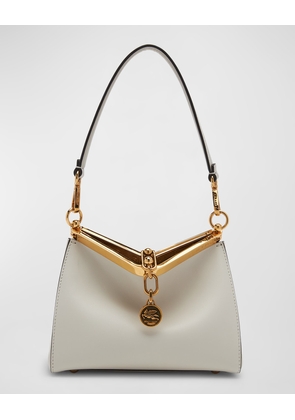 Small Vela Frame Leather Shoulder Bag