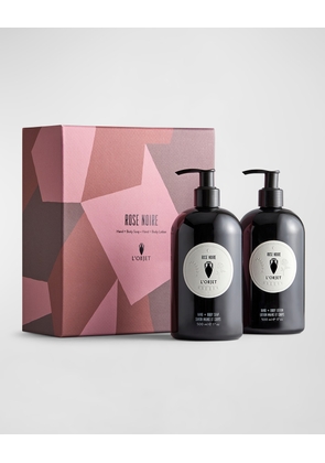 Rose Noire Gift Set: Soap + Lotion, 2 x 17 oz.