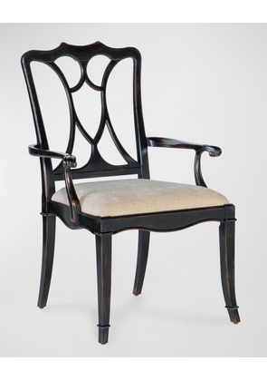 Charleston Upholstered Dining Arm Chair