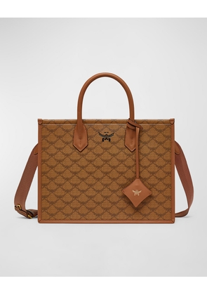 Lauretos Monogram Canvas Tote Bag