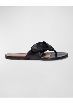 Calfskin Thong Slide Sandals