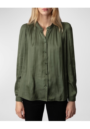 Tchin Satin Blouse