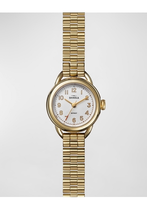 Runabout Gold Bracelet Watch, 25mm