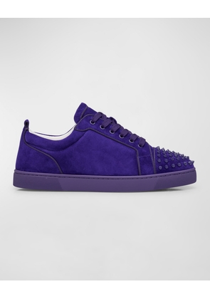 Men's Louis Junior Spikes Low-Top Suede Sneakers