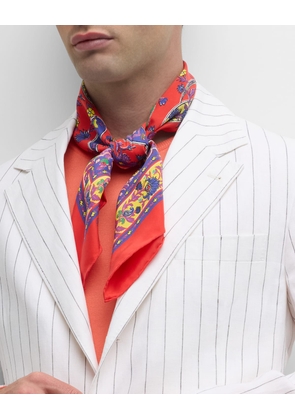 Men's Amura Paisley Silk Scarf