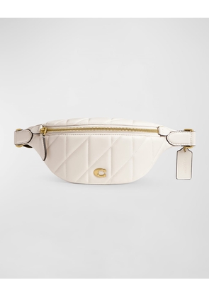 Pillow Quilted Leather Belt Bag