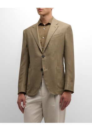 Men's Cashmere-Blend Twill Sport Coat