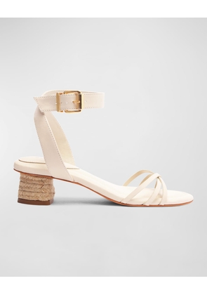 Alexandra Leather Ankle-Strap Sandals