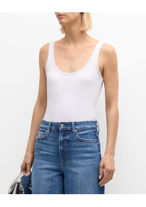 Nica Scoop-Neck Tank Bodysuit