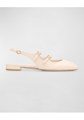 Benni Leather Mary Jane Ballerina Flats