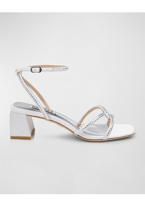 Brisa Strass Ankle-Strap Sandals