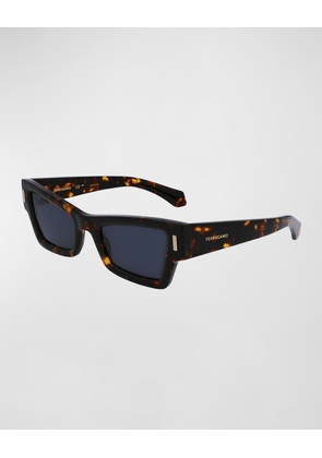 Rivets Acetate Cat-Eye Sunglasses