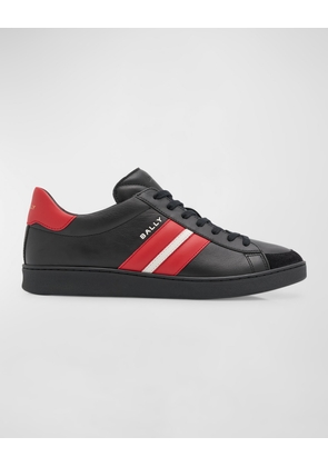 Men's Low-Top Leather Tennis Sneakers