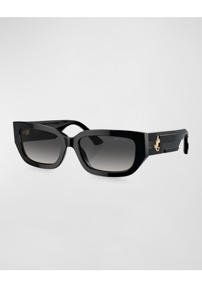 JC Logo Acetate Cat-Eye Sunglasses