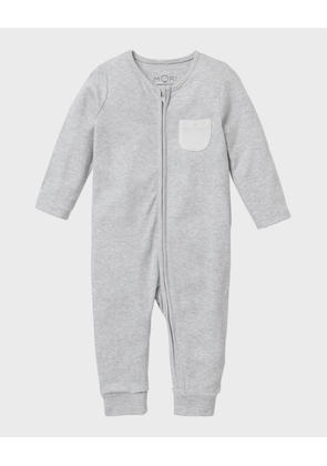 Kid's Zip Up Footie Pajamas, Size Newborn-12M