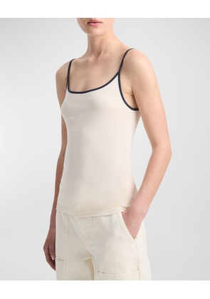 Tipped Pima Cotton Cami