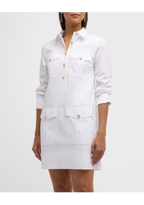 Saude Long-Sleeve Utility Dress