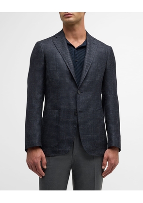 Men's Small Check Sport Coat