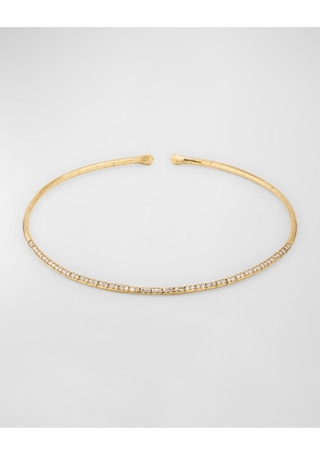 18K Yellow Gold Diamond Necklace