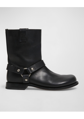 Campo Leather Harness Biker Boots