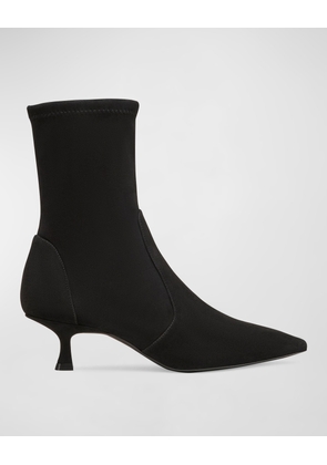 Naomi Stretch Suede Ankle Booties