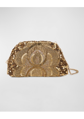 Aya Beaded Frame Clutch Bag