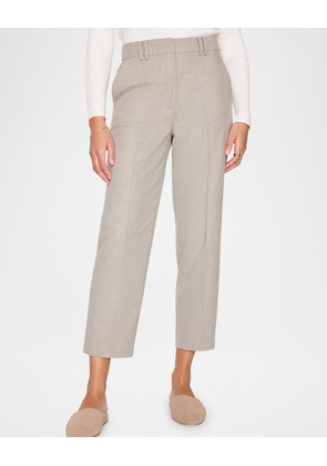 Talia Cropped Straight-Leg Pants