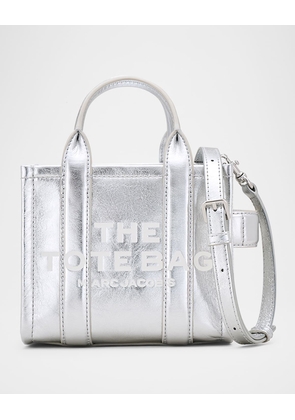 The Metallic Leather Crossbody Tote Bag