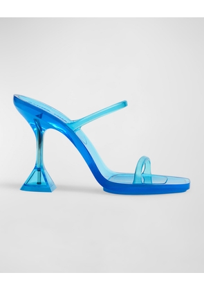 Brito Clear Mule Stiletto Sandals