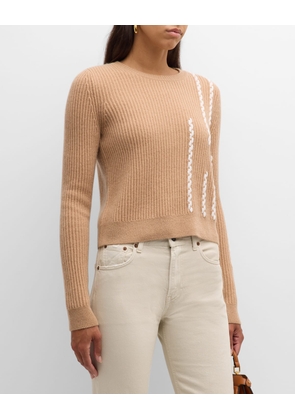 Cashmere Braided Sweater