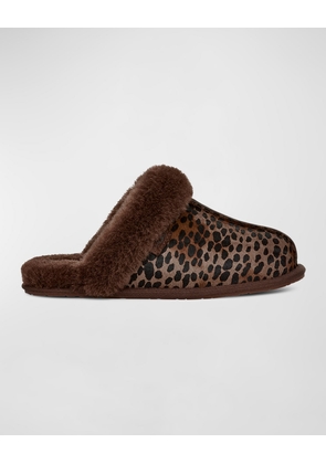 Scuffette Leopard Cozy Slippers