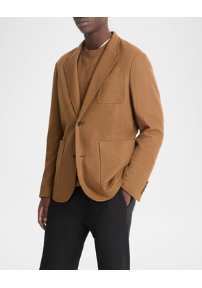 Men's Wool-Blend Solid Blazer