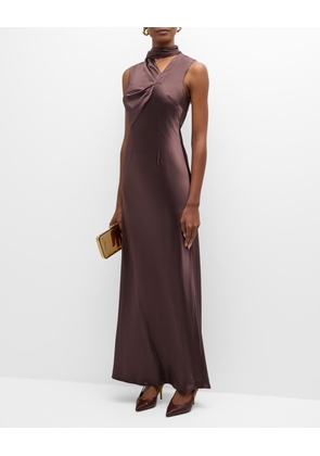 Jeffries Draped Maxi Slip Dress