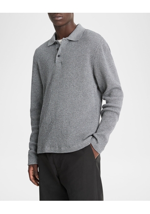 Men's Sunfaded Thermal Polo Shirt